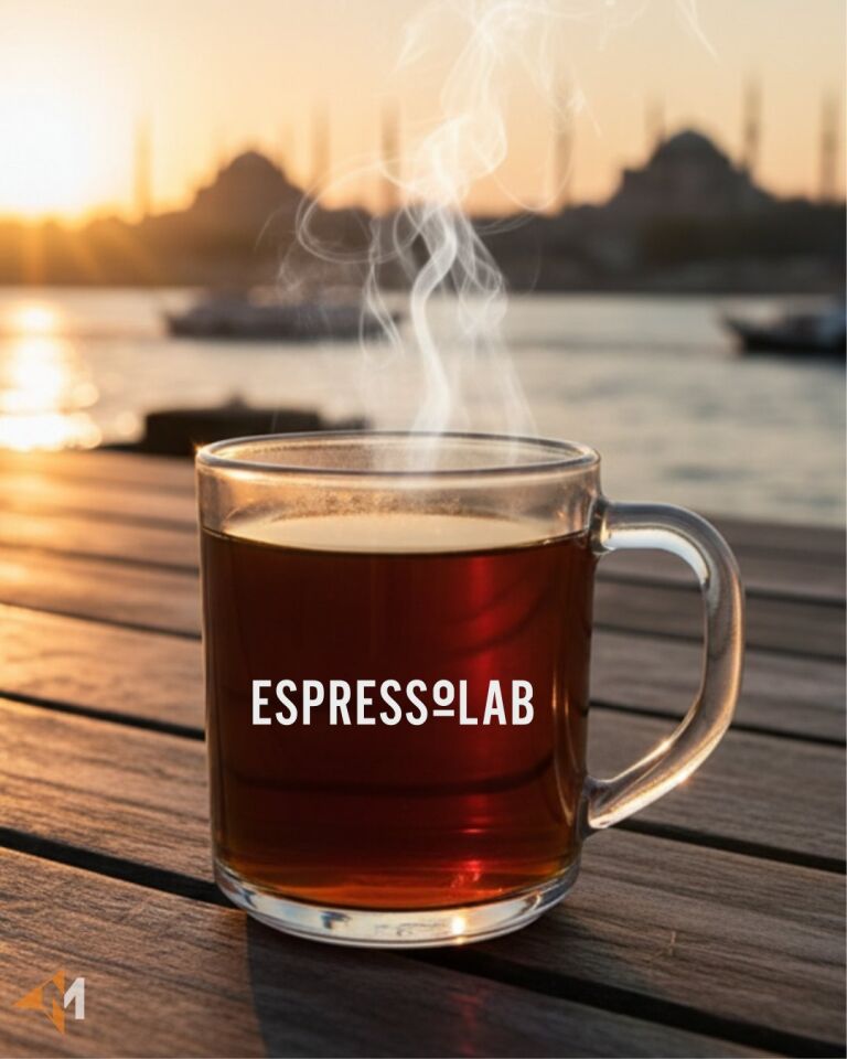 Firma Logolu Cam Kupa Bardak