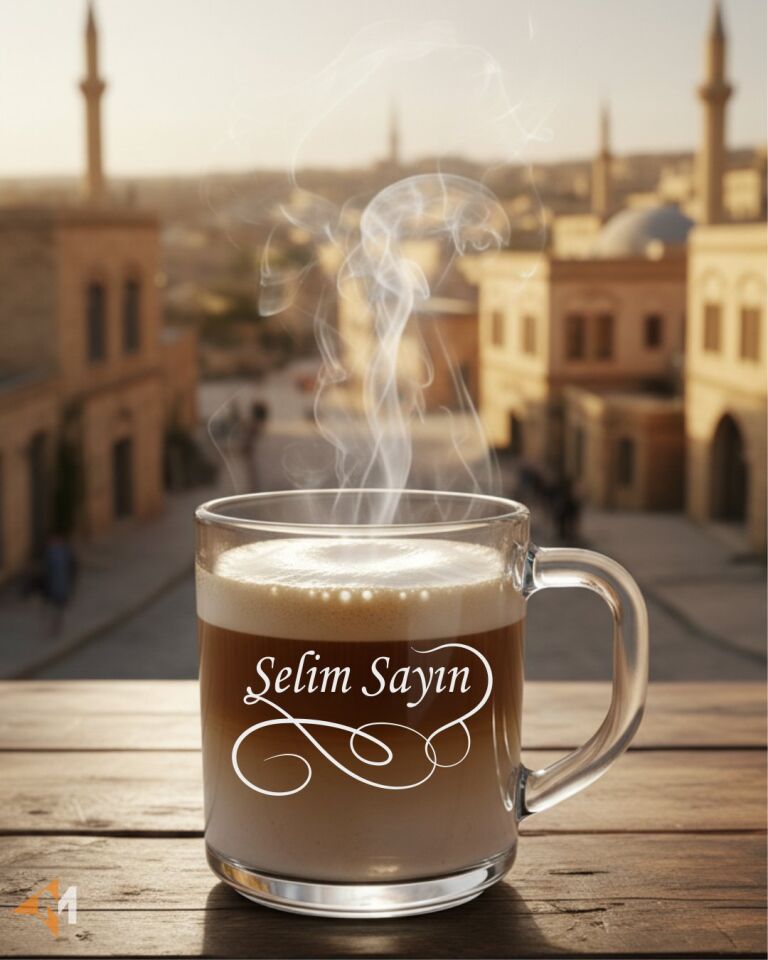 Lazer İşleme Cam Kupa Bardak