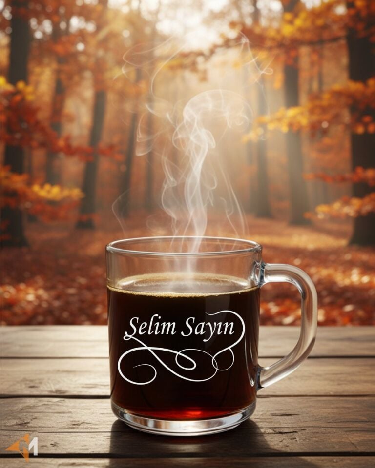 Lazer İşleme Cam Kupa Bardak