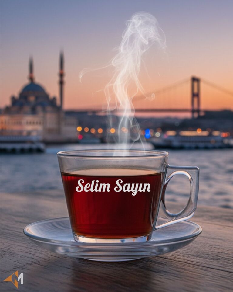 İsim Baskılı Cam Fincan Takımı