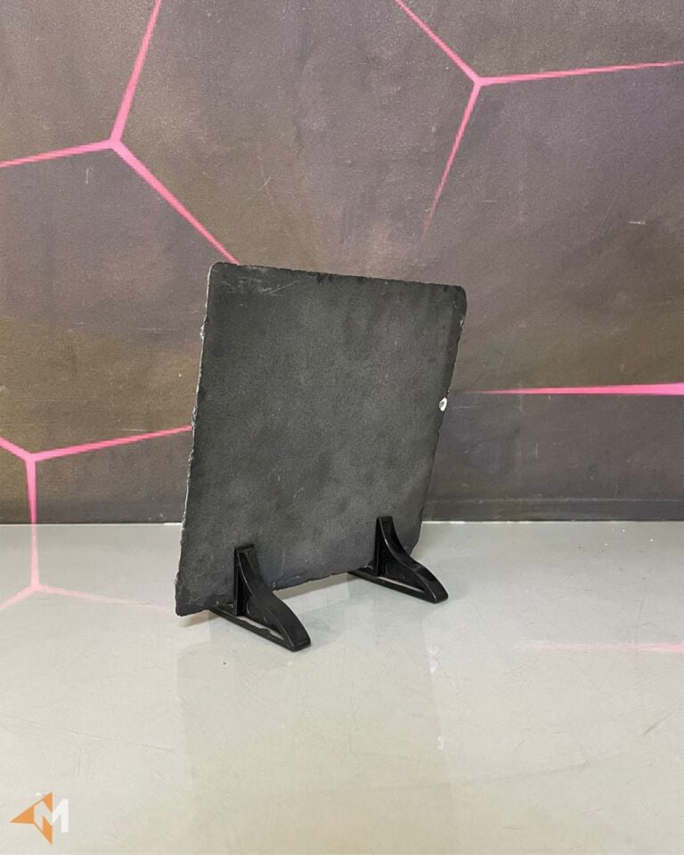 Kare Doğal Taşa Resim Baskı