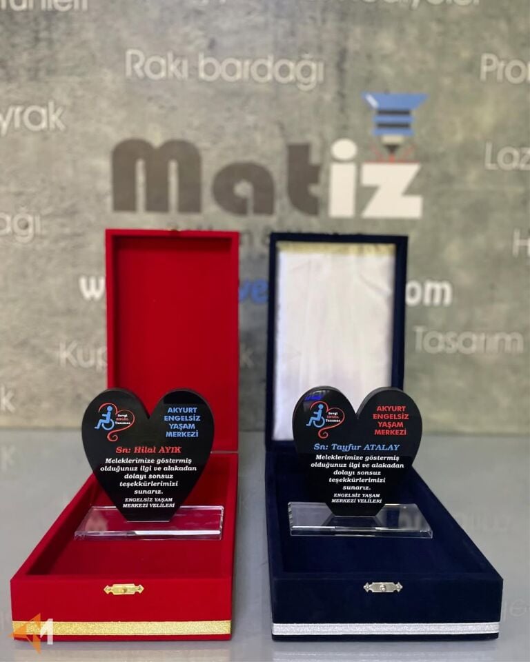 Pleksi Özel Üretim Plaket