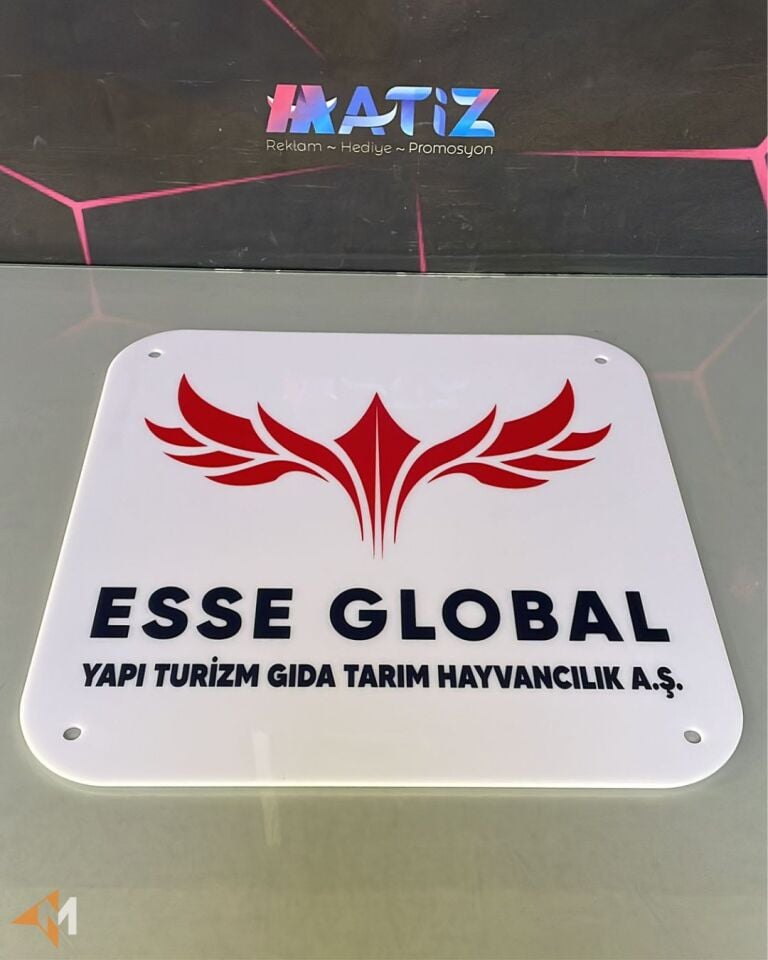 Pleksi Ofis Tabelası