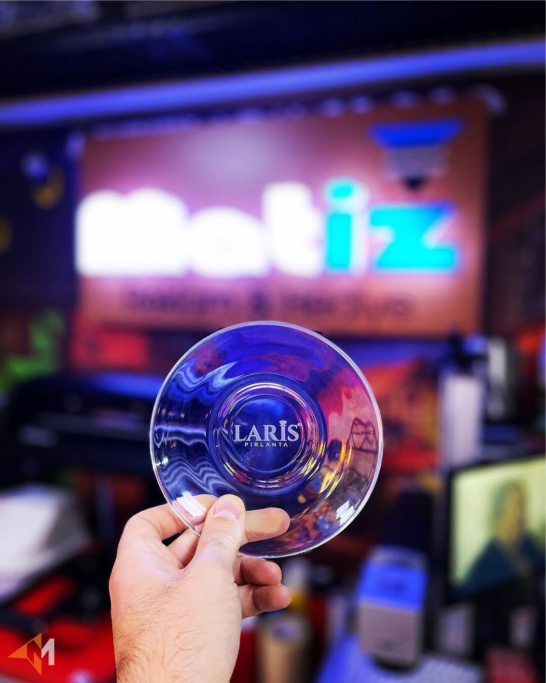 Firma Logo Baskılı Çay Tabağı