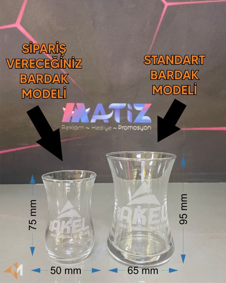 Firma Logolu Çay Bardağı