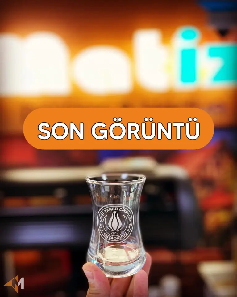 Firma Logolu Çay Bardağı