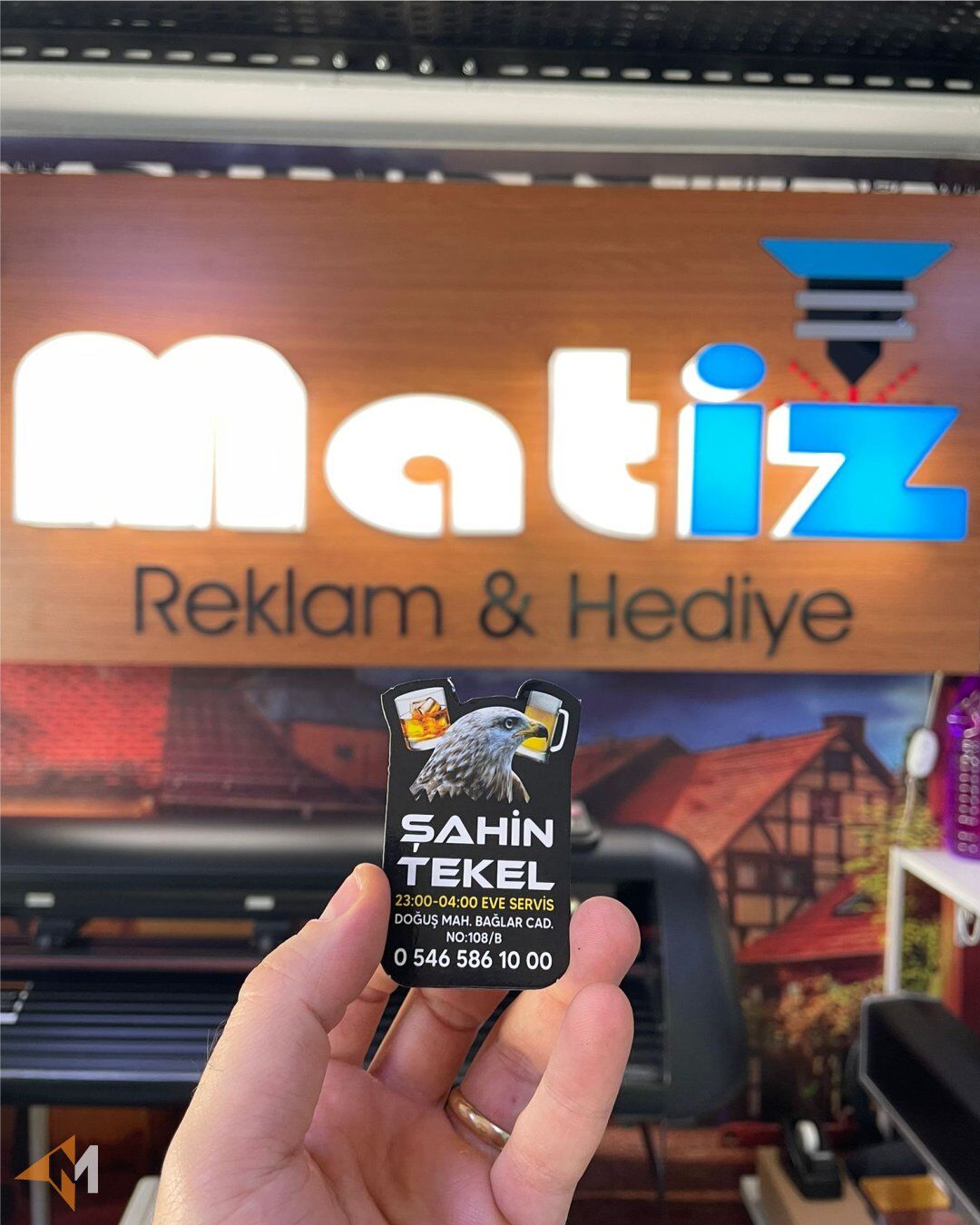 Logonuza Özel Kesim Magnet