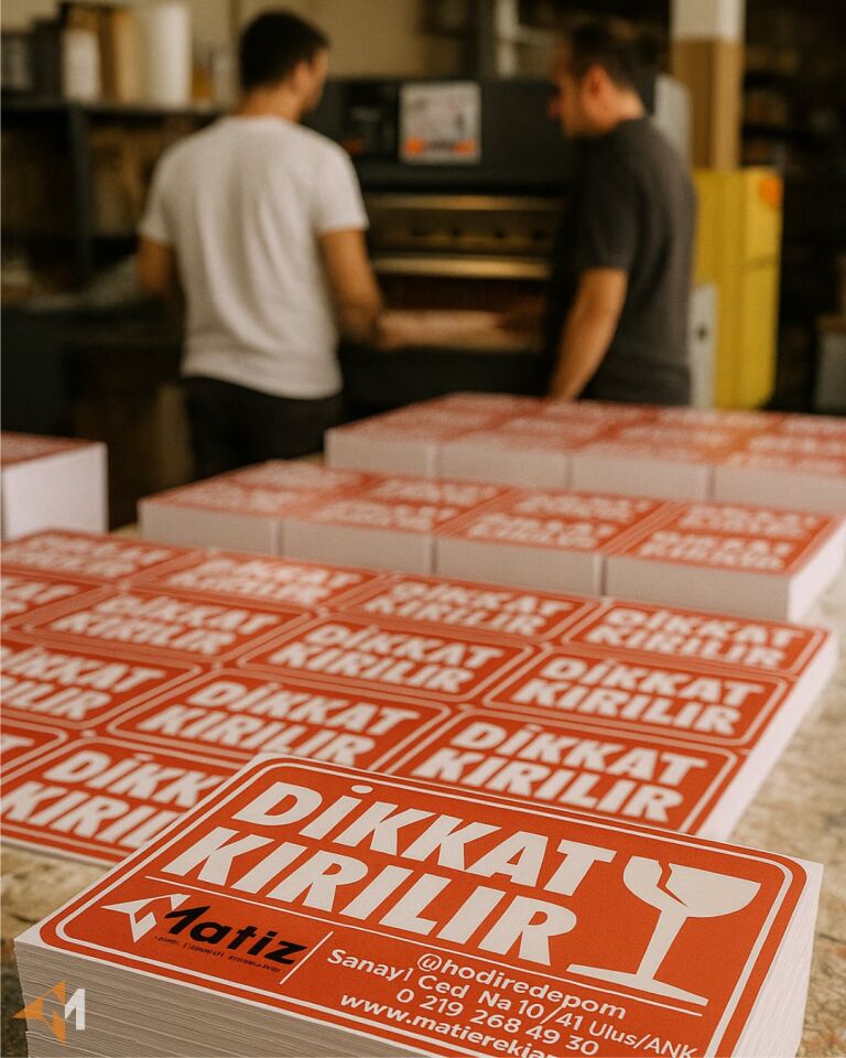 Folyo Yapışkanlı Etiket