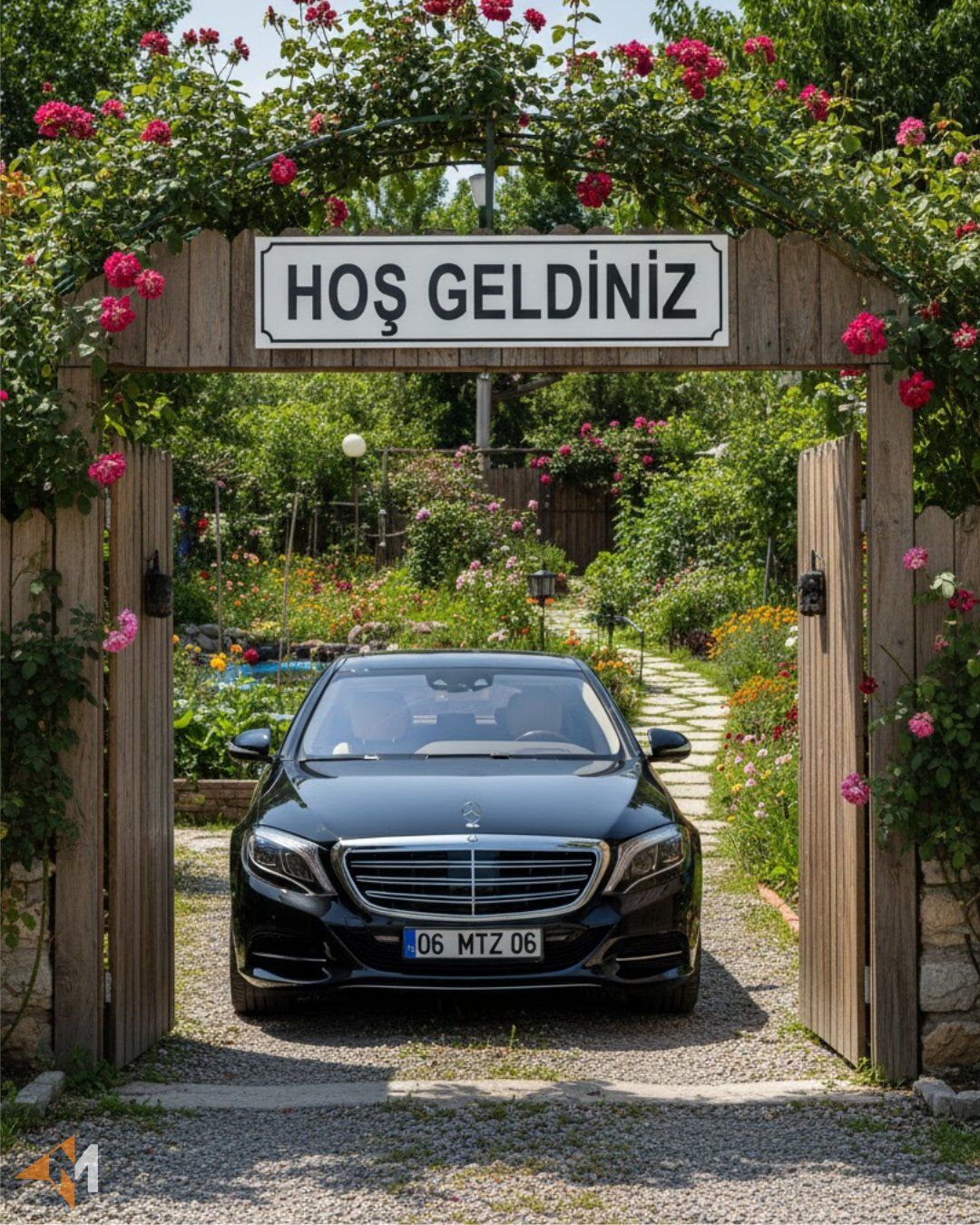 Pleksi Bahçe Tabelası