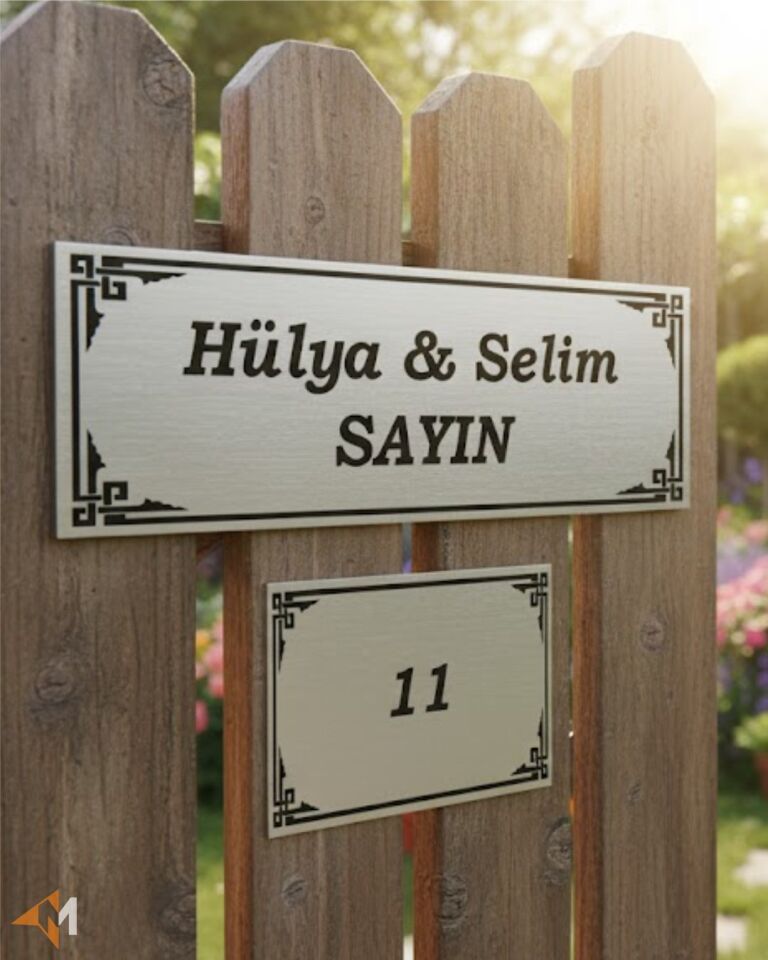 Metal Kapı İsimliği