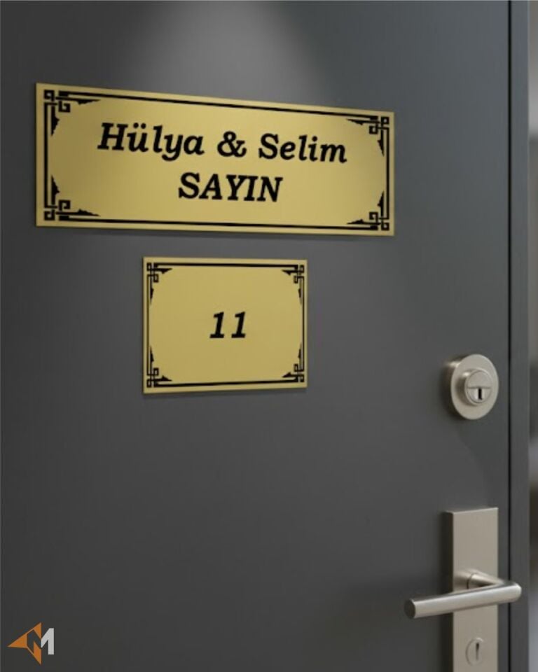 Metal Kapı İsimliği