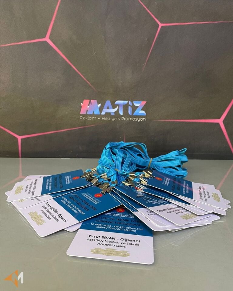 9x13 cm PVC Konferans Kartı