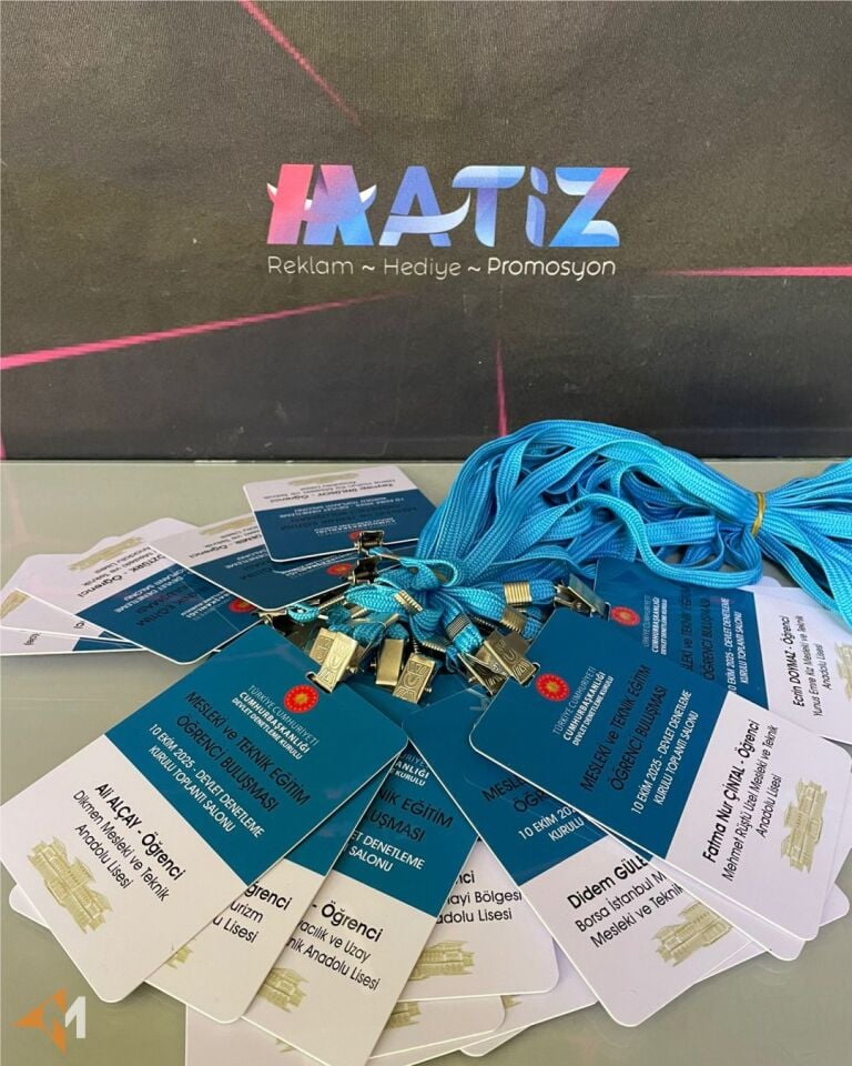 9x13 cm PVC Konferans Kartı