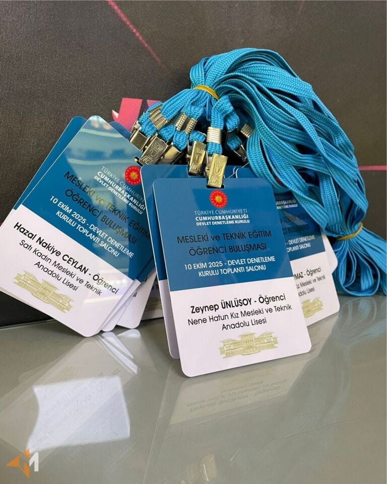 9x13 cm PVC Konferans Kartı