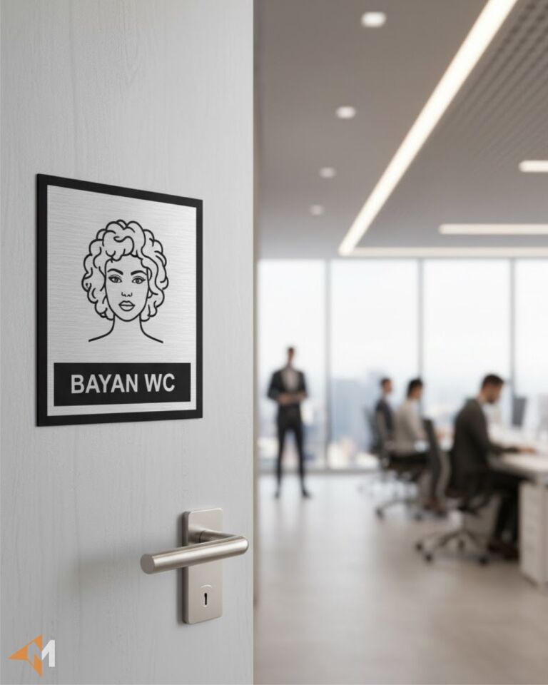 Alüminyum Bayan Wc Levhası