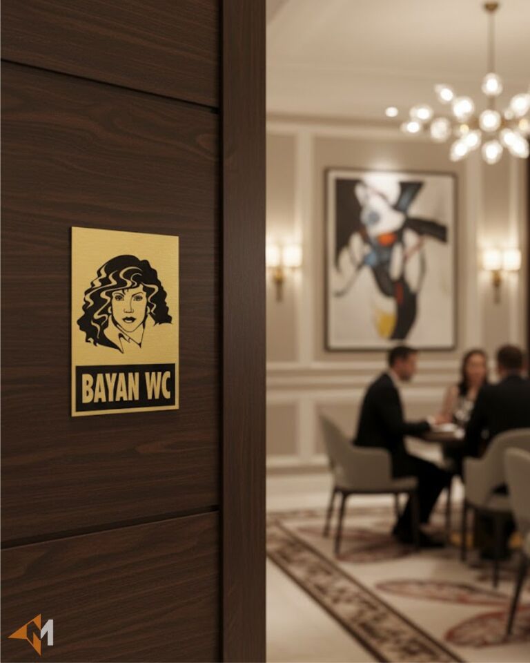 Alüminyum Bayan Wc Levhası