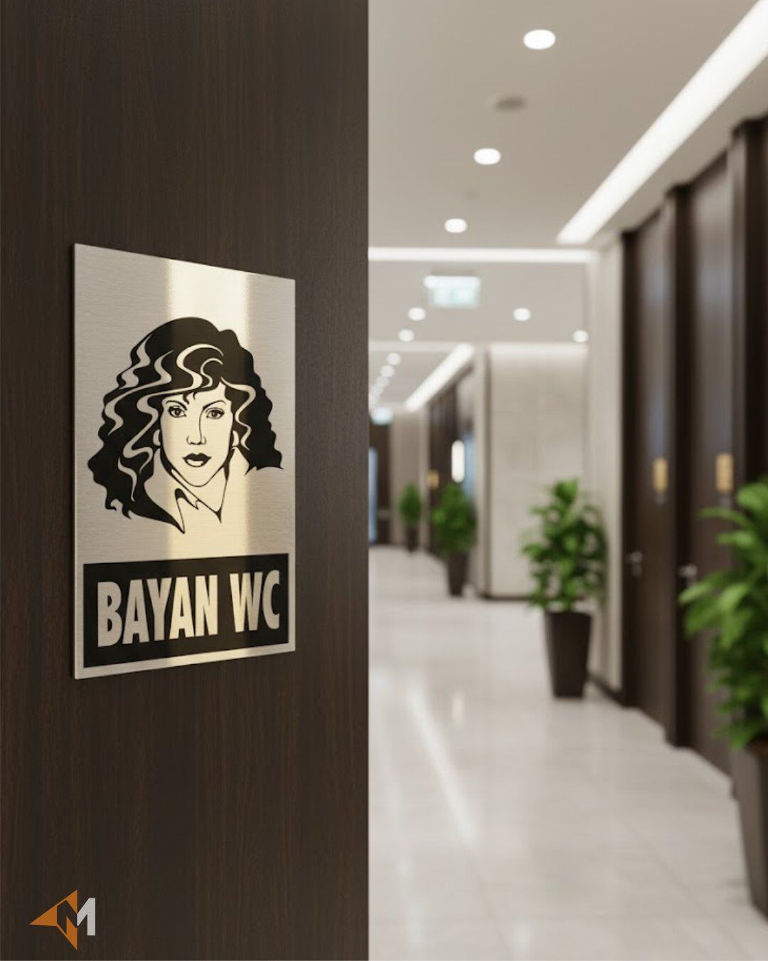 Alüminyum Bayan Wc Levhası