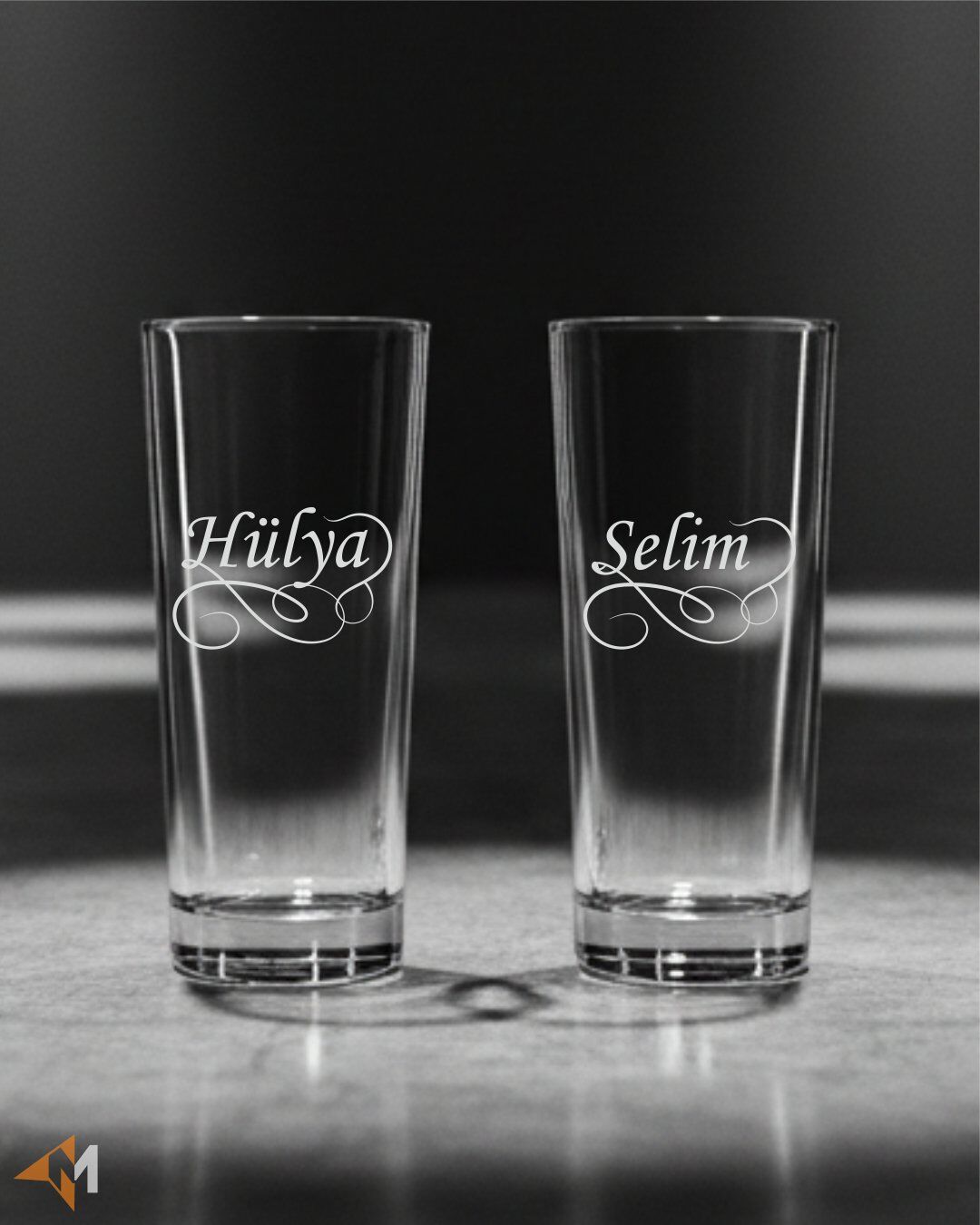 Sevgililere Özel Rakı Bardağı