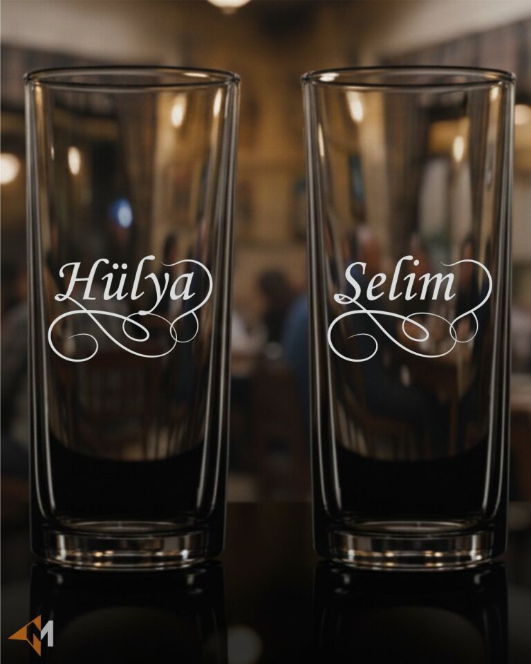 Sevgililere Özel Rakı Bardağı