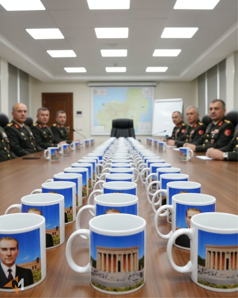 Atatürk Baskılı Kupa Bardak