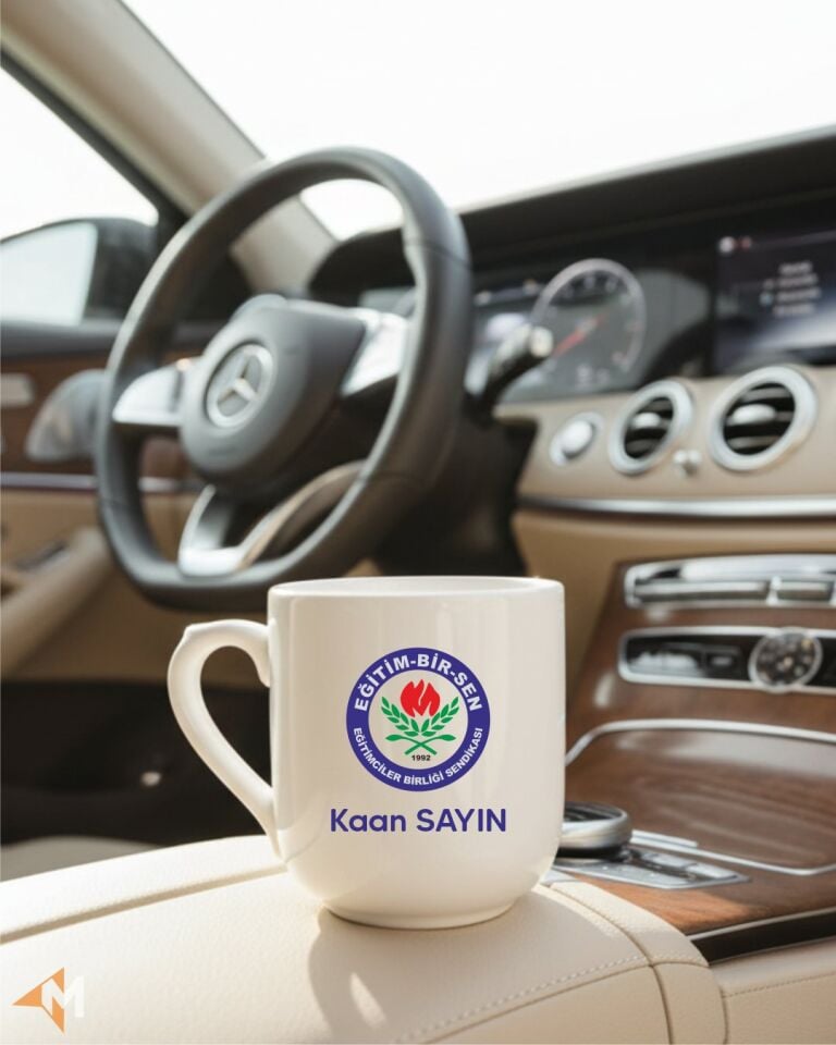 Kurumsal Logolu Oval Kupa Bardak