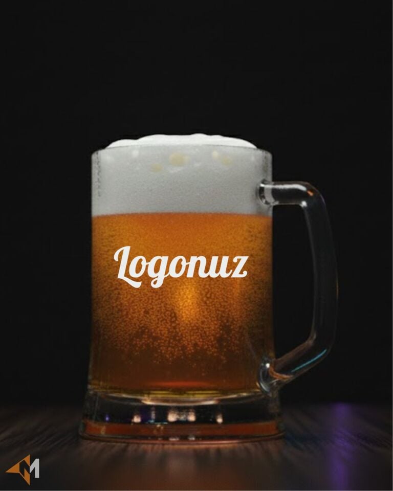 Logo Baskılı Bira Bardağı