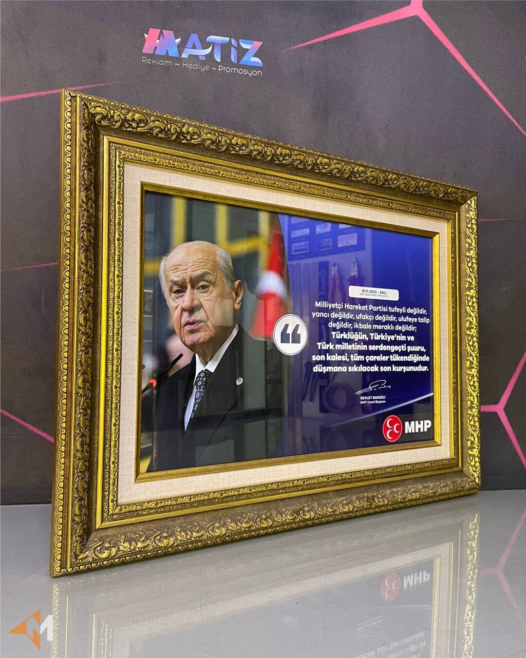 Devlet Bahçeli Lüx Tablo