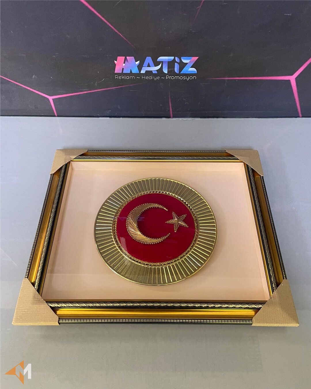 Filografi Türk Bayrağı Tablo