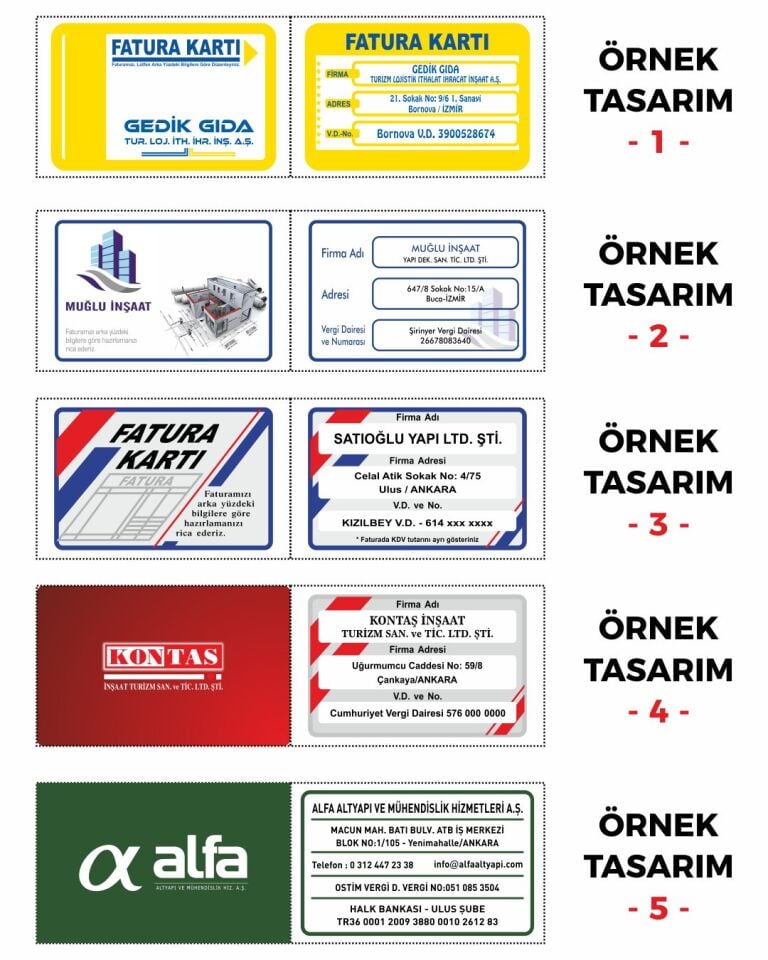 Kurumsal Fatura Kartı