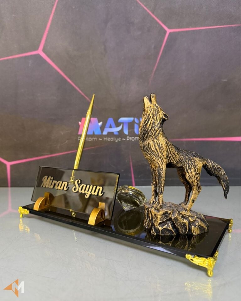 Kurt Biblolu Masa İsimliği