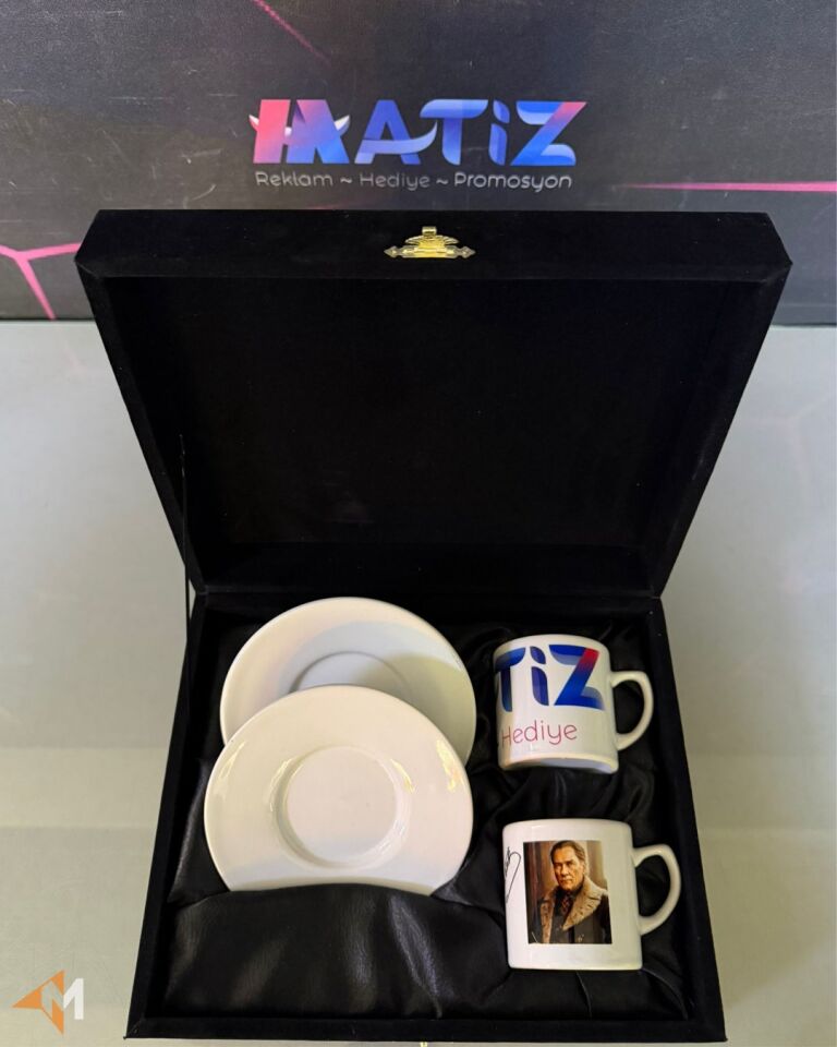 İkili Kadife Kutulu Fincan Seti