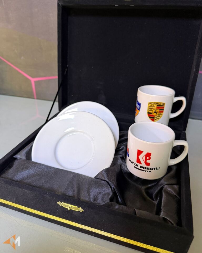 İkili Kadife Kutulu Fincan Seti