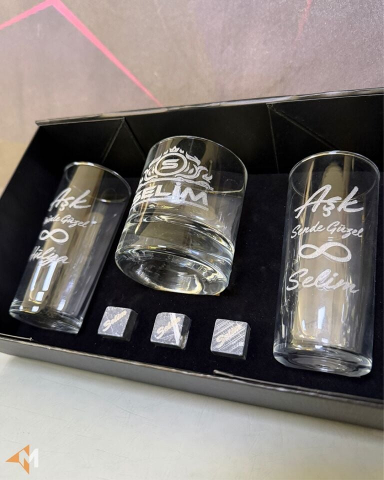 Sevgiliye Hediye Kutulu Rakı, Viski Seti