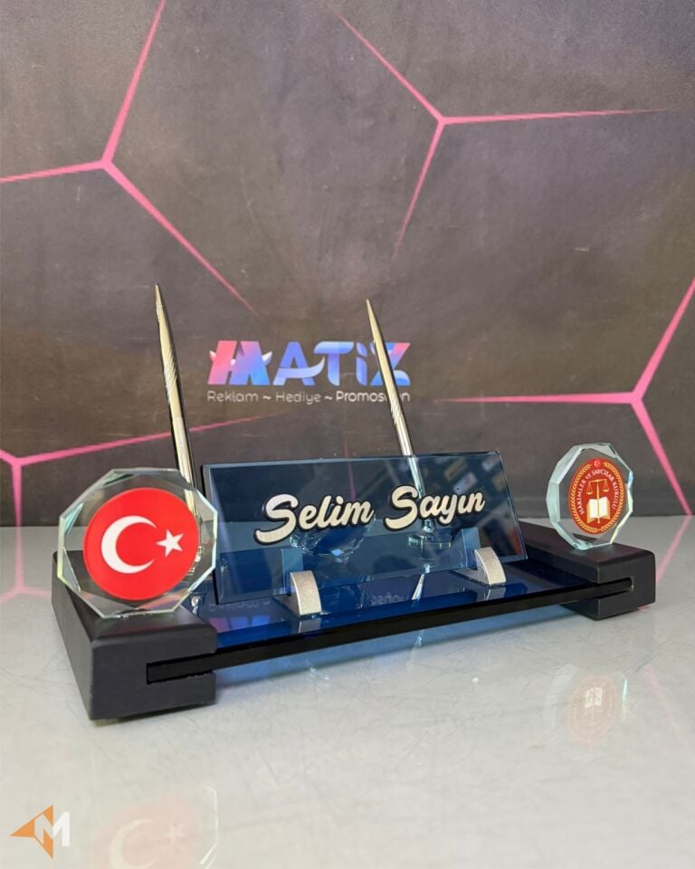 Hakimler ve Savcılar Kurulu Logolu İsimlik