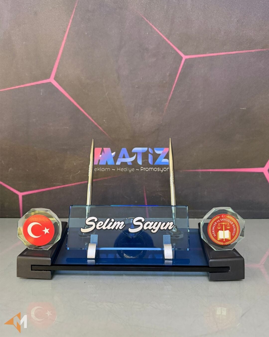 Hakimler ve Savcılar Kurulu Logolu İsimlik