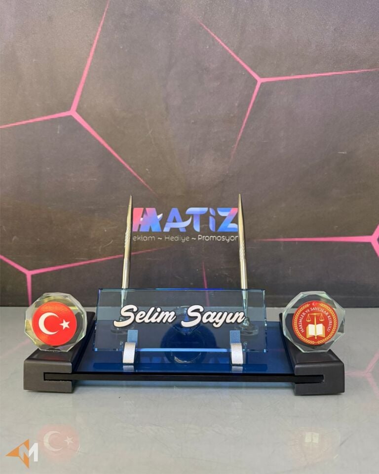 Hakimler ve Savcılar Kurulu Logolu İsimlik