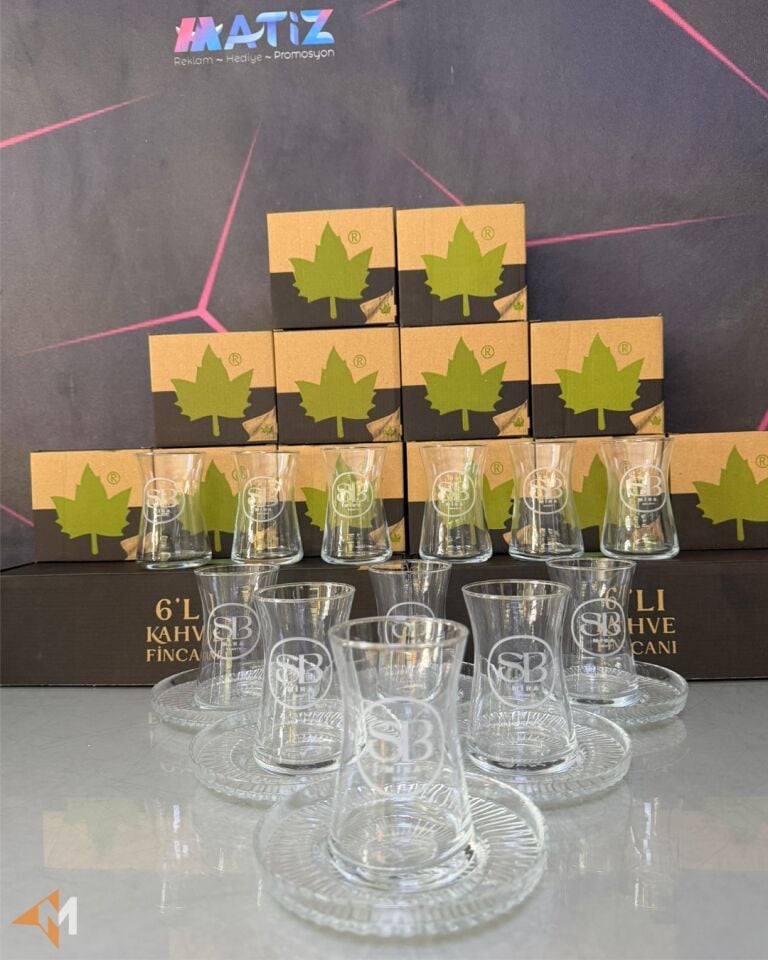 48 Parça Logo Baskılı Ofis Seti