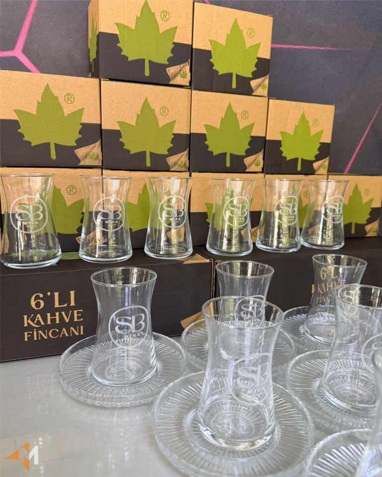 48 Parça Logo Baskılı Ofis Seti