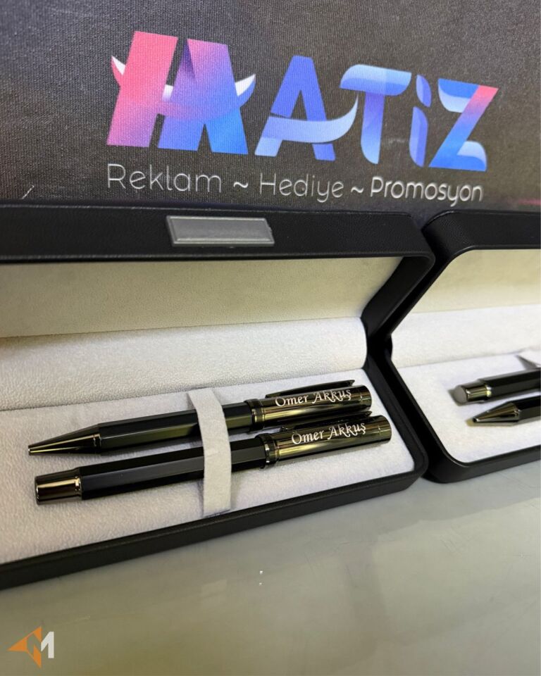 Kutulu İkili Set İmza Kalemi