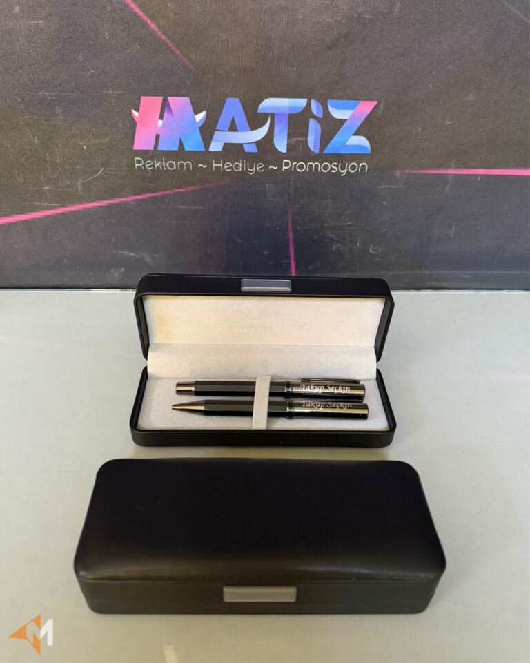 Kutulu İkili Set İmza Kalemi