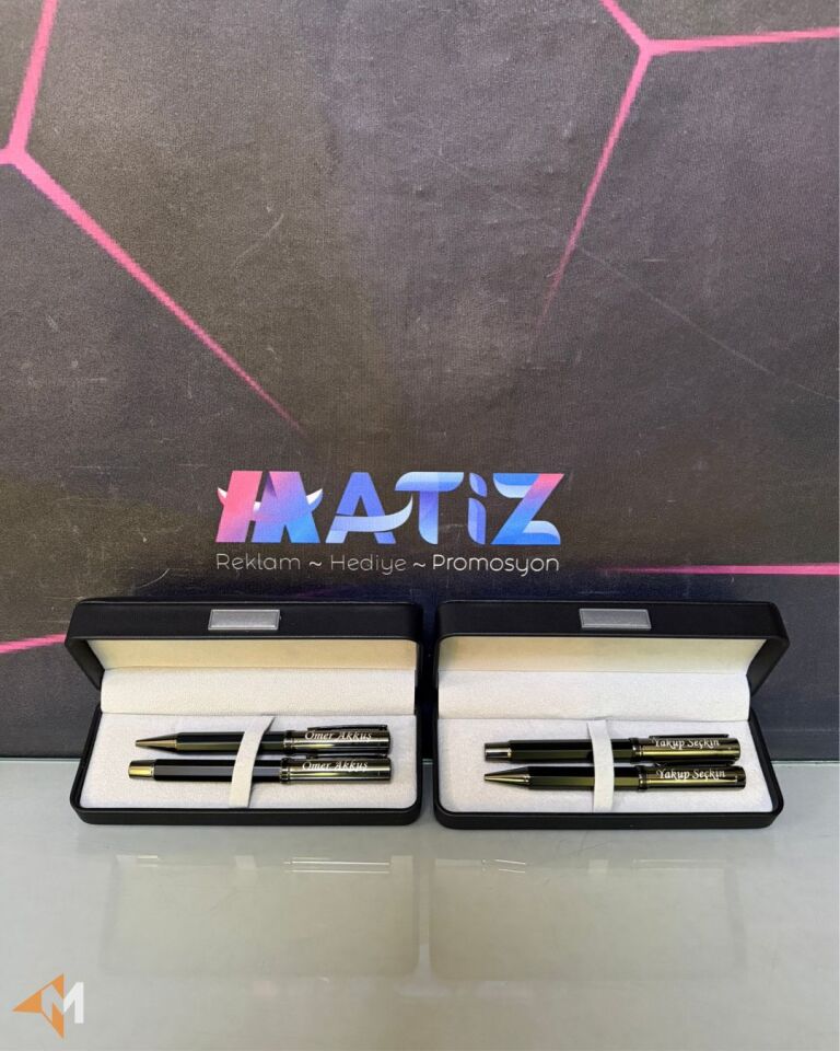Kutulu İkili Set İmza Kalemi