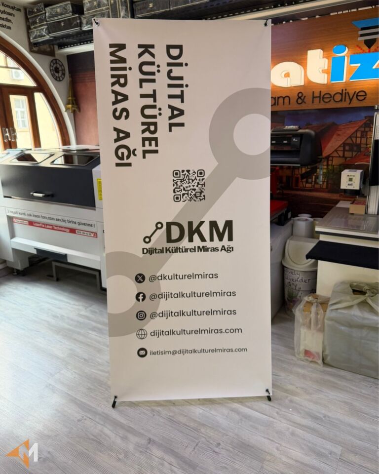 80x180 Cm xbanner afiş branda