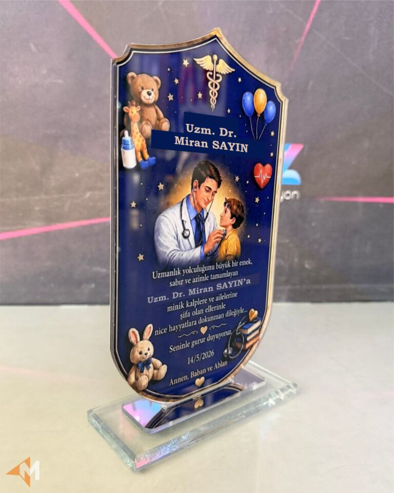 Akrilik Özel Üretim Plaket