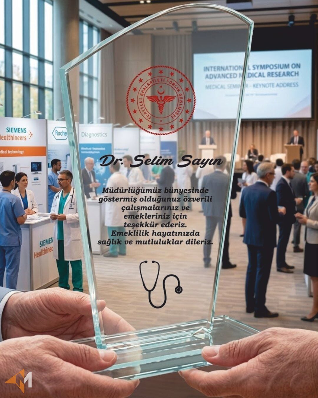 Doktora Özel Plaket