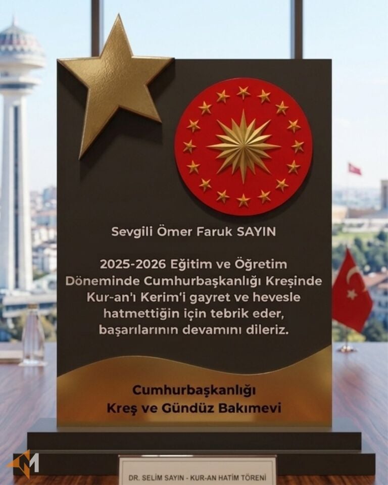 Özel Üretim Plaket