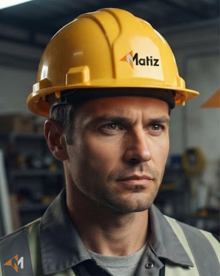 Logo Baskılı İşçi Bareti